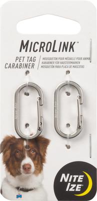 Show full view: Nite Ize MicroLink ID Tag Carabiner Dog Collar Accessory, 2 count slide 2 of 9