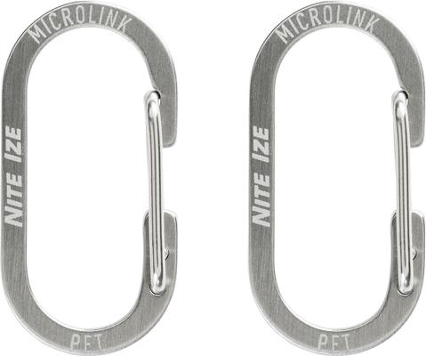 Show full view: Nite Ize MicroLink ID Tag Carabiner Dog Collar Accessory, 2 count slide 3 of 9