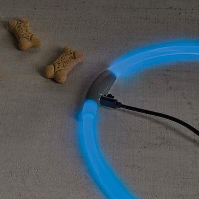Show full view: Nite Ize NiteHowl Rechargeable LED Dog Safety Necklace, Blue, 12 to 27-in neck slide 4 of 10
