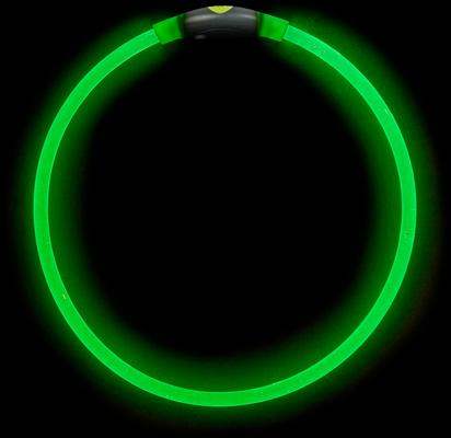 Show full view: Nite Ize NiteHowl Rechargeable LED Dog Safety Necklace, Green, 12 to 27-in neck slide 3 of 10