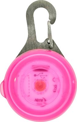 Show full view: Nite Ize SpotLit Rechargeable LED Dog Collar Light, Pink slide 7 of 10