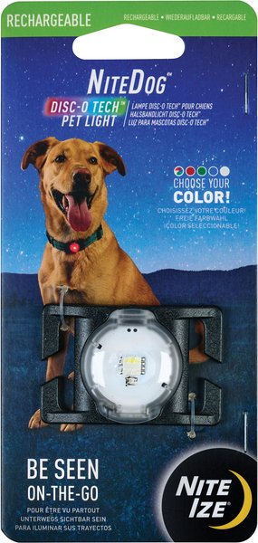 Nite Ize NiteDog Disc-O Tech Rechargeable LED Dog Collar Light