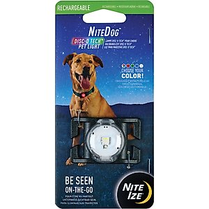 Nite Ize NiteDog Disc-O Tech Rechargeable LED Dog Collar Light