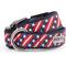Show in main carousel: The Worthy Dog Bias Stars & Stripes Dog Collar, Red/White/Blue, Medium: 11 to 17-in neck, 1-in wide slide 1 of 4