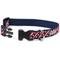 Show in main carousel: The Worthy Dog Bias Stars & Stripes Dog Collar, Red/White/Blue, Medium: 11 to 17-in neck, 1-in wide slide 2 of 4