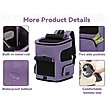 Show in main carousel: Petsfit Airline Approved Backpack Dog & Cat Carrier, Purple slide 3 of 9