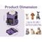 Show in main carousel: Petsfit Airline Approved Backpack Dog & Cat Carrier, Purple slide 2 of 9