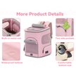 Show in main carousel: Petsfit Airline Approved Backpack Dog & Cat Carrier, Pink slide 3 of 10