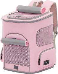 Petsfit Airline Approved Backpack Dog & Cat Carrier, Pink