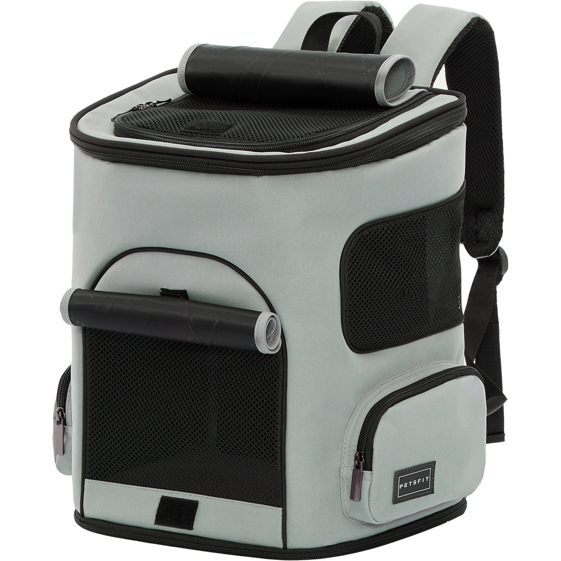 Petsfit Airline Approved Backpack Dog & Cat Carrier, Grey