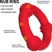Show in main carousel: Playology Beef Scented Young & Active Teething Nub Ring Dog Toy, Medium slide 2 of 8