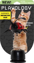 Playology Pop-Up Ladybug Treater Cat Toy Treat Dispenser