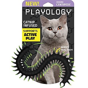Playology Centipede Cat Toy with Catnip