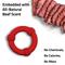 Show in main carousel: Playology Beef Scented Young & Active Teething Nub Ring Dog Toy, Medium slide 4 of 8