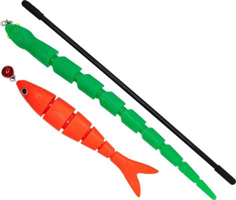 Show full view: Playology Snake & Fish Teaser Cat Toy slide 3 of 7