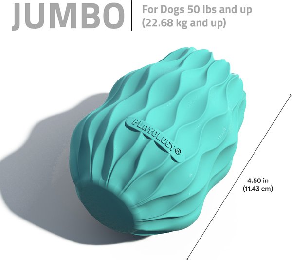 Playology Peanut Butter Scented Squeaky Pinecone Dog Toy
