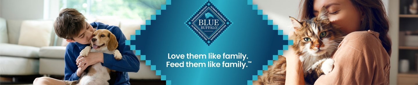 Blue Buffalo.  Love them like family.  Feed them like family.