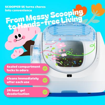 Show full view: CATLINK Scooper SE Self Cleaning Cat Litter Box slide 6 of 10