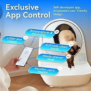 CATLINK Scooper ProX Luxury Self Cleaning Cat Litter Box