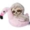 Show in main carousel: Frisco Sloth in Flamingo Float Plush Squeaky Dog Toy, Small/Medium slide 1 of 7