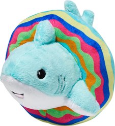 Frisco Shark in Pool Ring Plush Squeaky Dog Toy, Medium/Large
