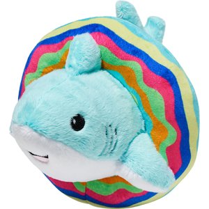 Frisco Shark in Pool Ring Plush Squeaky Dog Toy, Medium/Large