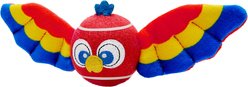 Frisco Summer Parrot Fetch Squeaky Tennis Ball Dog Toy, Medium/Large