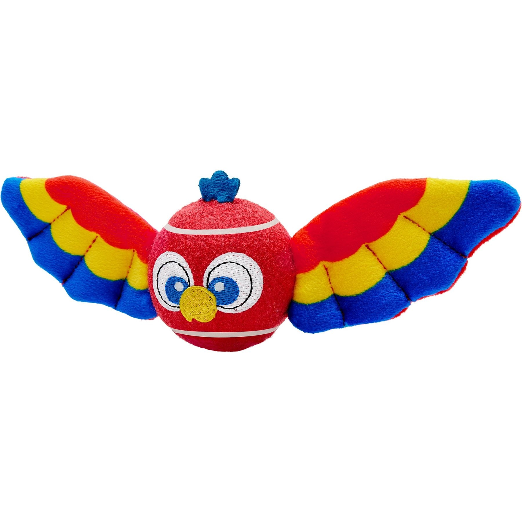 Frisco Summer Parrot Fetch Squeaky Tennis Ball Dog Toy, Medium/Large