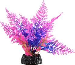 Underwater Treasures Glo Fern Fish Ornament, Purple, Small