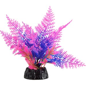 Underwater Treasures Glo Fern Fish Ornament, Purple, Small