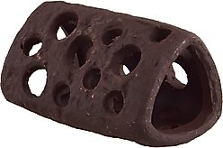 Underwater Treasures Ceramic Tube Holey Fish Ornament, Orange