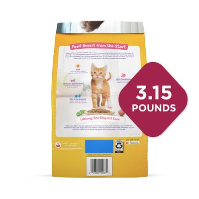 Show full view: Kitten Chow Healthy Development Salmon Flavor Dry Cat Food, 3.15-lb bag slide 3 of 12