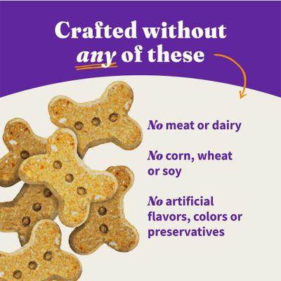 Show full view: Halo Plant-Based Dog Treats with Sweet Potato & Carrots, Vegan Dog Treats, 8-oz bag slide 7 of 13