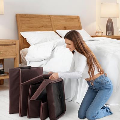 Show full view: Home Base Foldable Dog & Cat Steps, Brown slide 5 of 8