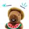 Show in main carousel: Frisco Capybara Plush Squeaky Dog Toy, Small/Medium slide 3 of 8