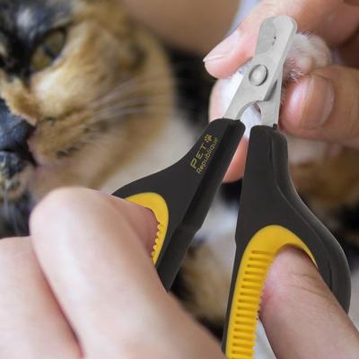 Show full view: Pet Republique Symmetrical Cat Nail Clipper, Yellow/Black slide 5 of 8