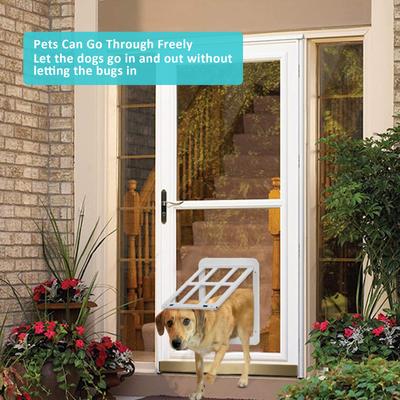 Show full view: Ownpets Lockable Screen Dog Door, White slide 3 of 8