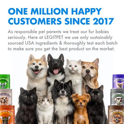 Show full view: Legitpet Daily Health Support Multivitamin Cat Treats, 100 count slide 9 of 11