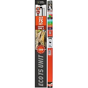 Reptile Systems Eco T5 Unit Zone 3 Reptile Lighting Kit 12%, 36-In, 39-watt