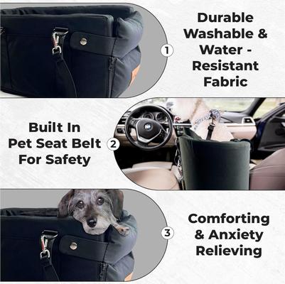 Pawseat Dog Safety Car Booster Seat & Carrier, Small