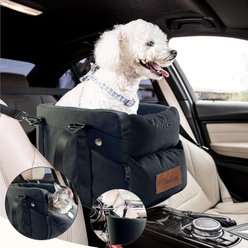 Pawseat Dog Safety Car Booster Seat & Carrier, Small, Black