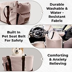 Pawseat Dog Safety Car Booster Seat & Carrier, Small, Pink slide 2 of 8