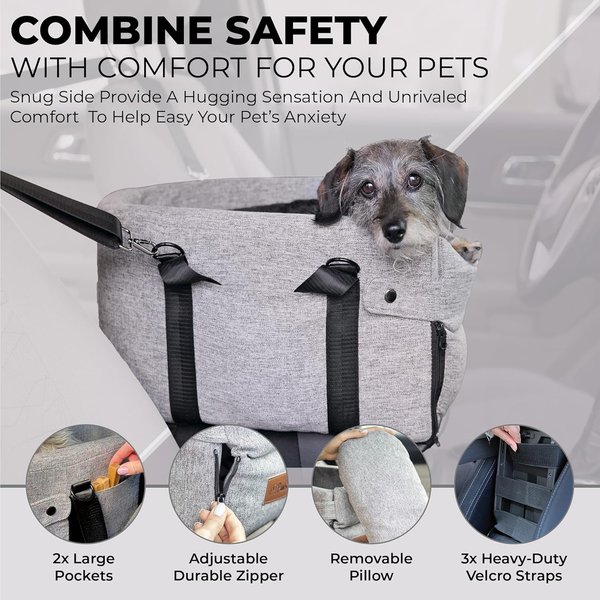 Pawseat Dog Safety Car Booster Seat & Carrier, Small