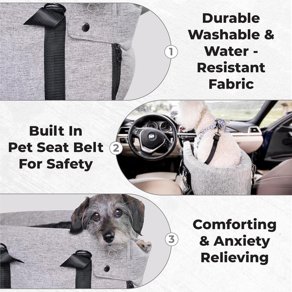 Pawseat Dog Safety Car Booster Seat & Carrier, Small