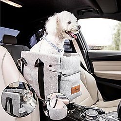 Pawseat Dog Safety Car Booster Seat & Carrier, Small, Gray