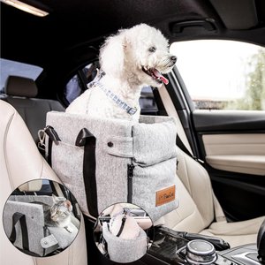 Pawseat Dog Safety Car Booster Seat & Carrier, Small, Gray