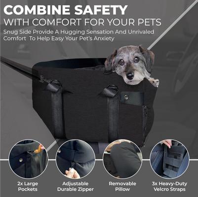 Pawseat Dog Safety Car Booster Seat & Carrier, Small