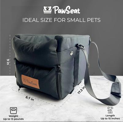 Pawseat Dog Safety Car Booster Seat & Carrier, Small