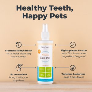 Oxyfresh Dog & Cat Dental Spray, 8-fl oz bottle