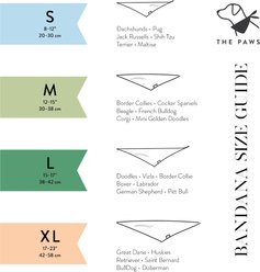 The Paws Frontier Dog Bandana, Stripes, Large slide 2 of 5